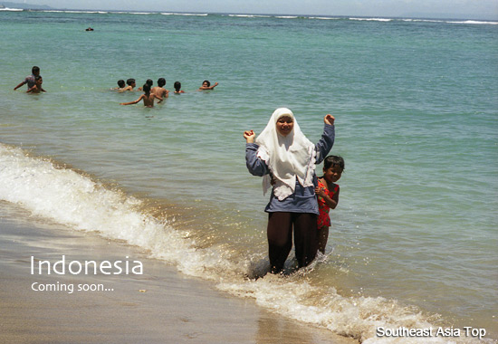 インドネシアのビーチ